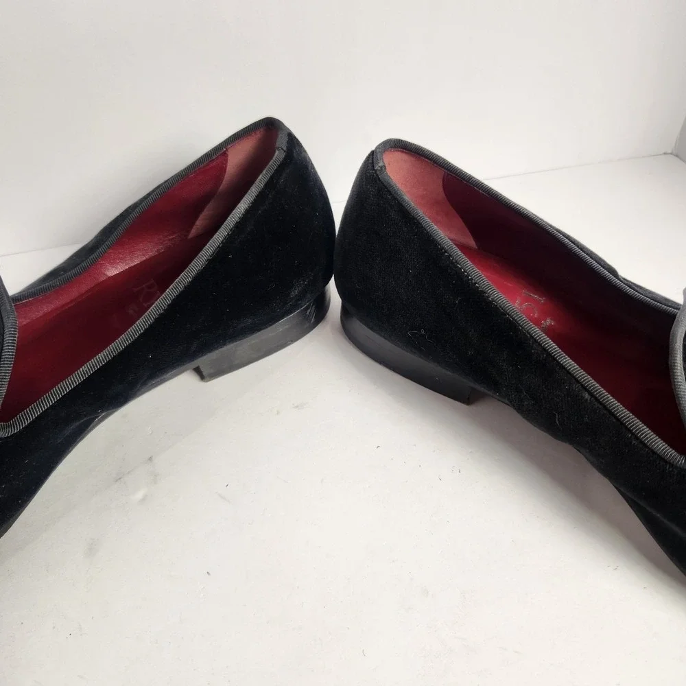 Rye 51 Men's‎ Black Velvet Elegant Dress Loafers Size 13